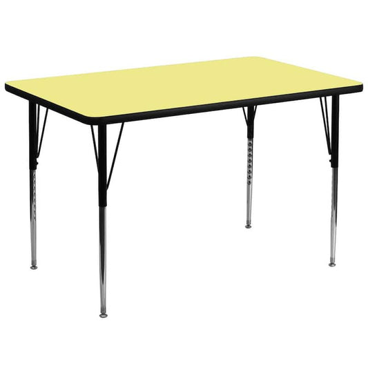 Yellow Activity Table