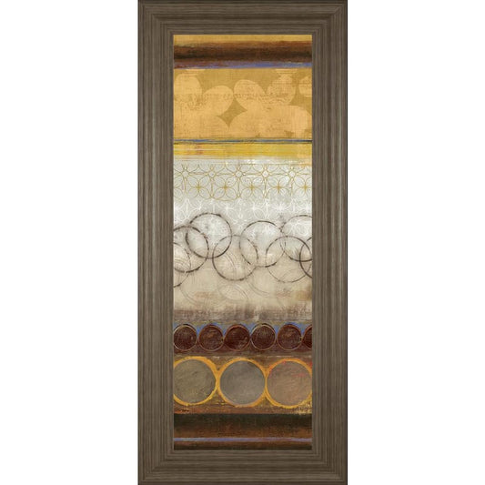 Mellow IBy Allison Pearce Framed Print Abstract Wall Art 42 in. x 18 in.