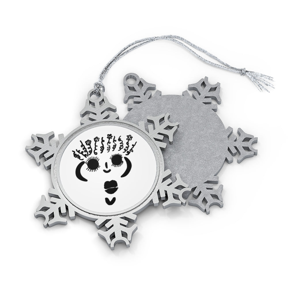 Pewter Snowflake Ornament